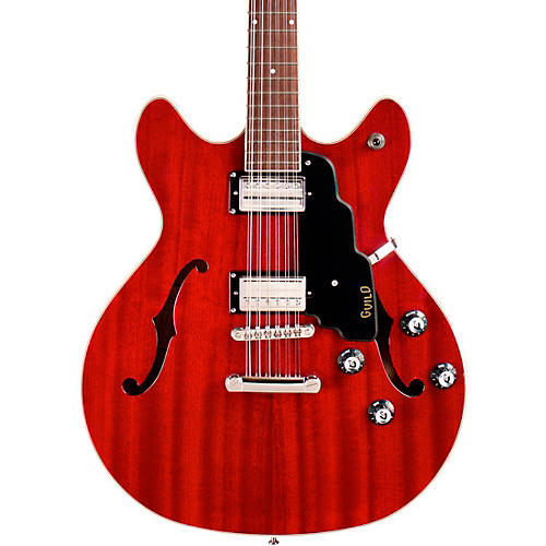Guild Starfire I-12 12-String Semi-Hollow Electric Guitar Cherry Red - musicians--Friend