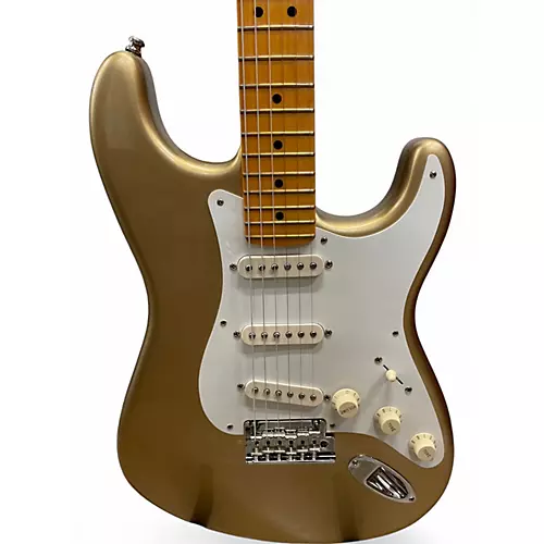 Used Fender Lincoln Brewster Signature Stratocaster Aztec Gold Solid Body Electric Guitar Aztec Gold - musicians--Friend