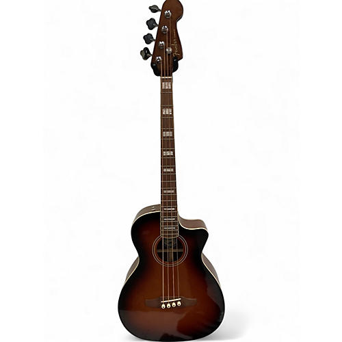 Used Fender Kingman Acoustic Electric Bass 2 Color Sunburst Acoustic Bass Guitar 2 Color Sunburst - musicians--Friend
