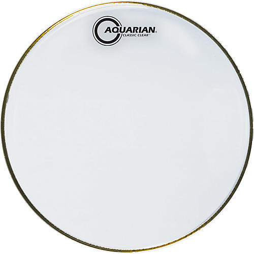 Aquarian Classic Clear Drumhead Clear 16 in. - musicians--Friend