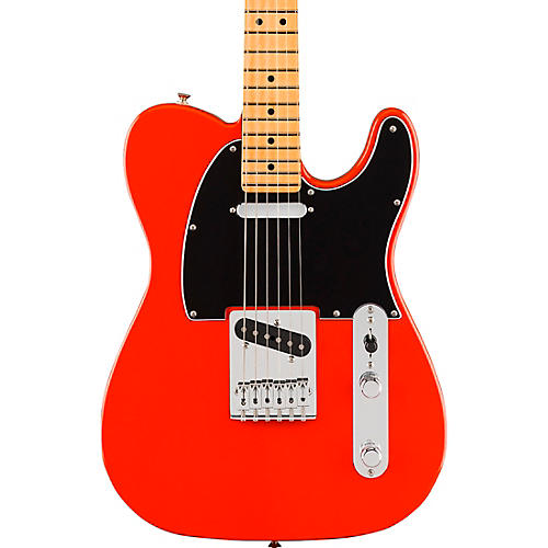 Fender Player II Telecaster Maple Fingerboard Electric Guitar Coral Red - musicians--Friend