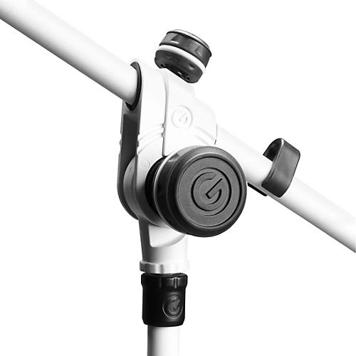 Gravity Stands MS 4322 Microphone Stand With Telescoping Boom - White - musicians--Friend