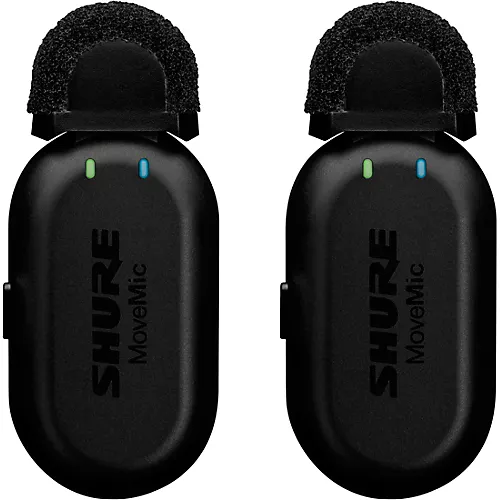 Shure MoveMic Two 2-Channel Wireless Lavalier Microphones - musicians--Friend