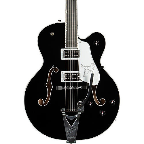 Gretsch Guitars Falcon Hollow Body with String-Thru Bigsby Electric Guitar Cerulean Smoke - musicians--Friend