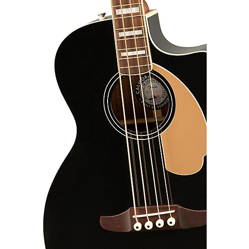 Fender Kingman V2 Acoustic-Electric Bass Black - musicians--Friend