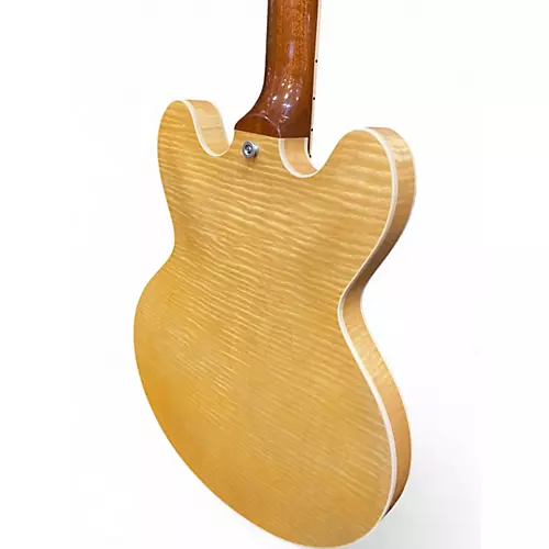 Used Gibson ES335 Figured Top Natural Hollow Body Electric Guitar Natural - musicians--Friend