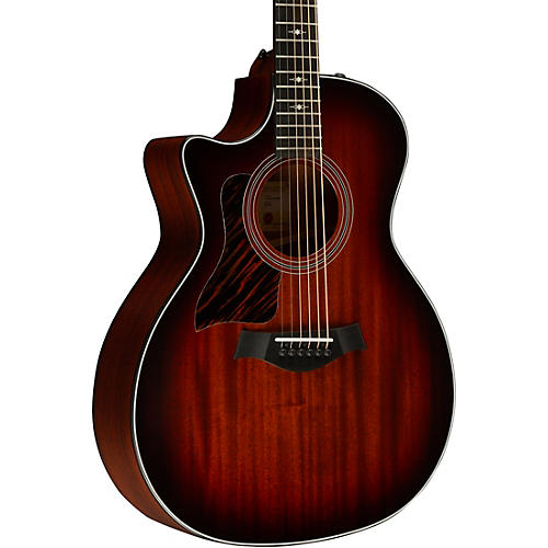 Taylor 324ce Left-Handed Grand Auditorium Acoustic-Electric Guitar Shaded Edge Burst - musicians--Friend