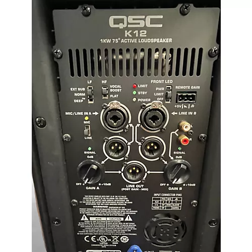Used 2010 QSC K12 Powered Speaker - musicians--Friend