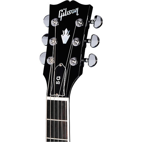 Gibson SG Standard Ebony Limited-Edition Electric Guitar Silver Burst - musicians--Friend