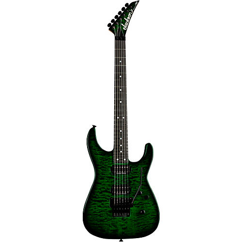 Jackson Jackson Soloist SL2Q USA Transparent Green Burst - musicians--Friend