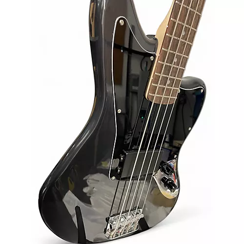Used Squier Affinity Jaguar Bass Charcoal Electric Bass Guitar Charcoal - musicians--Friend