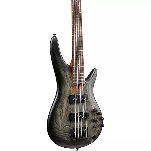 Ibanez SR605E 5-String Electric Bass Guitar Cosmic Blue Starburst Flat - musicians--Friend