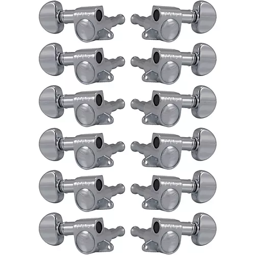 Grover Mini Rotomatics 205 Series Tuning Machines Nickel 6-in-line - musicians--Friend