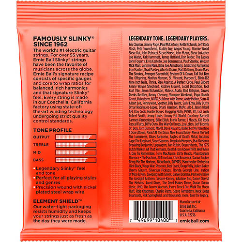 Ernie Ball STHB Nickel Wound 7-String Electric Guitar Strings 10-62 - musicians--Friend