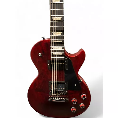 Used 2024 Gibson Les Paul Modern Studio Wine Red Solid Body Electric Guitar Wine Red - musicians--Friend