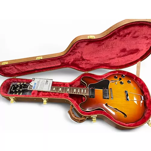 Used 2016 Gibson MEMPHIS CUSTOM ES-335 69' REISSUE TEA BURST Hollow Body Electric Guitar TEA BURST - musicians--Friend