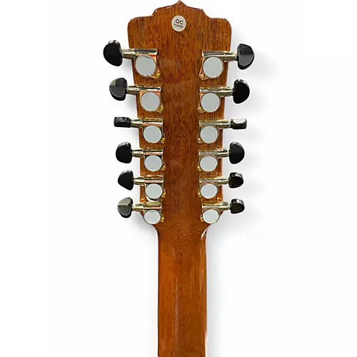 Used Luna VISTA EAGLE 12STR Natural 12 String Acoustic Electric Guitar Natural - musicians--Friend