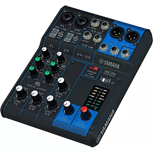 Yamaha MG06 6-Channel Mixer - musicians--Friend