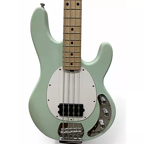 Used Sterling by Music Man Ray4 Seafoam Green Electric Bass Guitar Seafoam Green - musicians--Friend