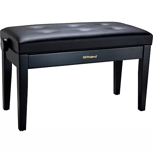Roland RPB-D300BK Duet Piano Bench With Cushioned Seat Satin White - musicians--Friend
