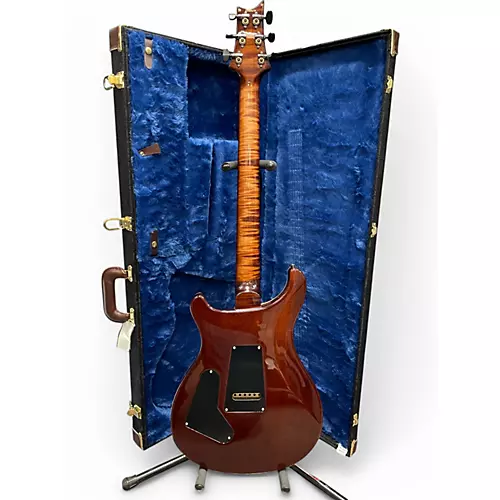 Used 2024 PRS Wood library Custom 24 Semi-Hollow 10 top copperhead burst Hollow Body Electric Guitar copperhead burst - musicians--Friend