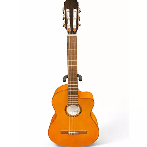 Used Lucero LFB250SCE Natural Classical Acoustic Electric Guitar Natural - musicians--Friend