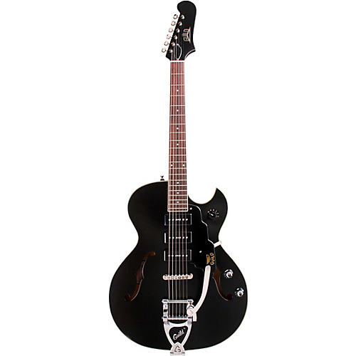 Guild Starfire I Jet90 Semi-Hollow Electric Guitar Satin Black - musicians--Friend