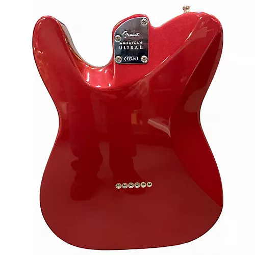 Used Fender AMERICAN ULTRA II TELECASTER SINISTER RED Solid Body Electric Guitar SINISTER RED - musicians--Friend