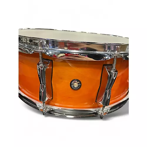 Used Yamaha 5.5X14.5 Stage Custom Snare HOINEY AMBER Drum HOINEY AMBER 145 - musicians--Friend