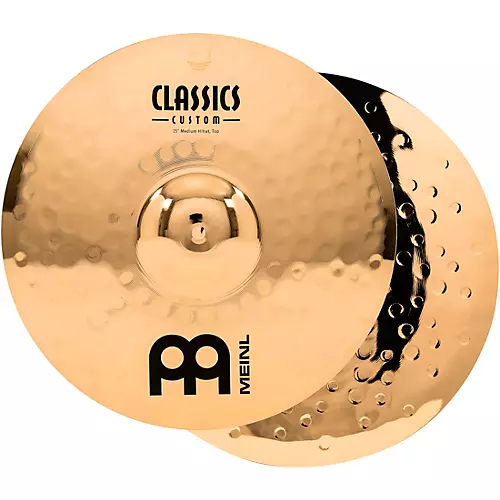 MEINL Classics Custom Medium Hi-Hats - Brilliant 14 in. - musicians--Friend