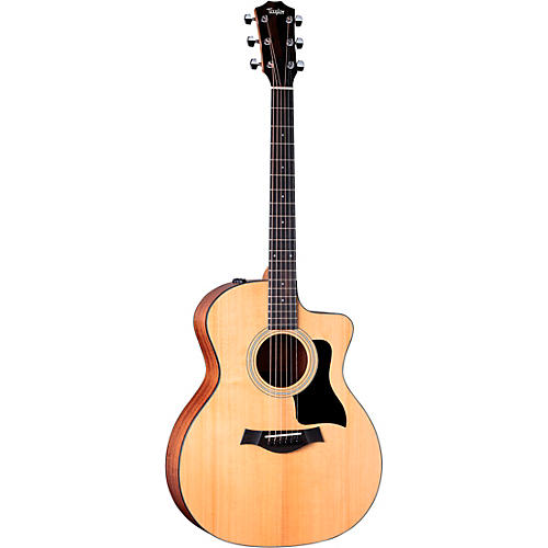 Taylor 114ce Grand Auditorium Acoustic-Electric Guitar Natural - musicians--Friend