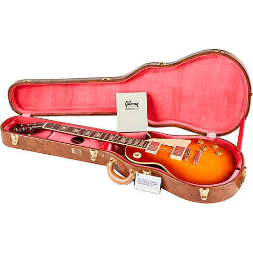 Gibson Custom Murphy Lab 1959 Les Paul Standard Reissue Ultra Light Aged Electric Guitar Sunrise Tea Burst - musicians--Friend