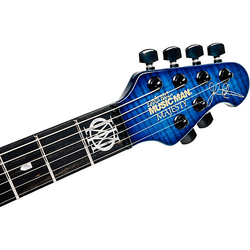 Ernie Ball Music Man John Petrucci BFR Majesty 6 Quilt Top Electric Guitar Red Nebula - musicians--Friend