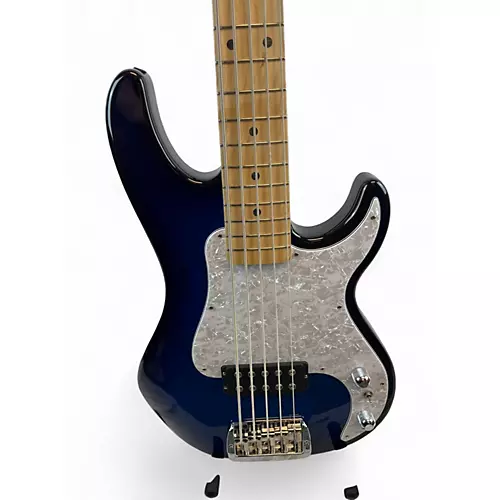 Used G&L Kiloton 5 Blue Burst Electric Bass Guitar Blue Burst - musicians--Friend