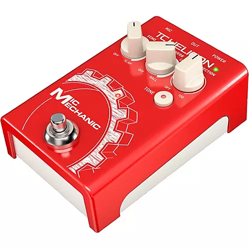 TC Helicon Mic Mechanic 2 Vocal Effects Pedal - musicians--Friend