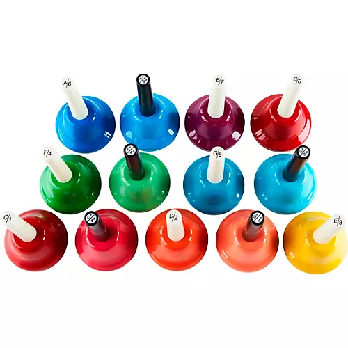 Kids Play 13-Note Chromatic Handbells - musicians--Friend