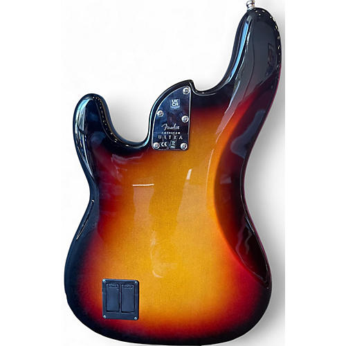 Used Fender American Ultra Precision Bass 2 Tone Sunburst Electric Bass Guitar 2 Tone Sunburst - musicians--Friend