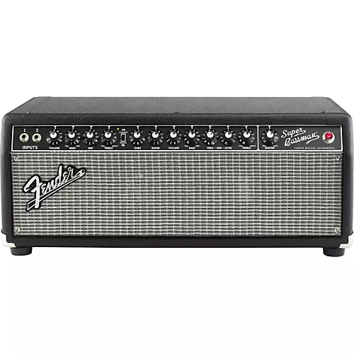 Fender Super Bassman Pro 300W Tube Bass Amp Head Black - musicians--Friend