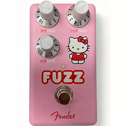 Used Fender HELLO KITTY FUZZ Effect Pedal - musicians--Friend