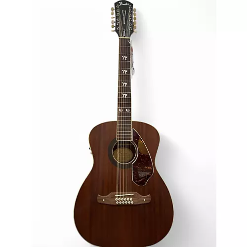 Used Fender Tim Armstrong Hellcat 12 Natural 12 String Acoustic Electric Guitar Natural - musicians--Friend