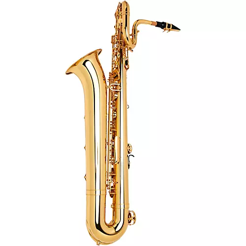 Yamaha YBS-480 Intermediate Eb Baritone Saxophone Gold Lacquer Lacquer Keys - musicians--Friend