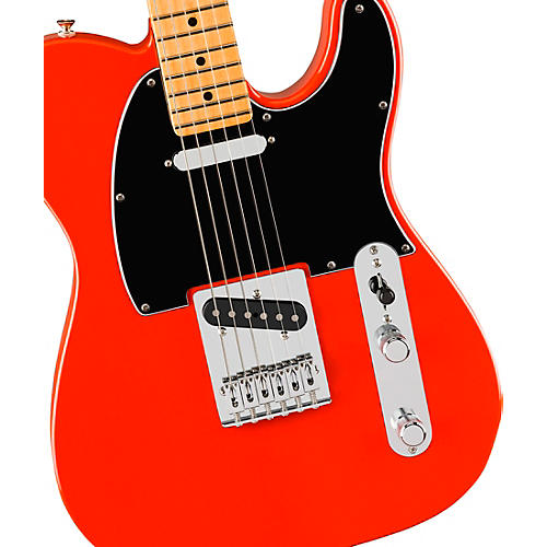 Fender Player II Telecaster Maple Fingerboard Electric Guitar Coral Red - musicians--Friend
