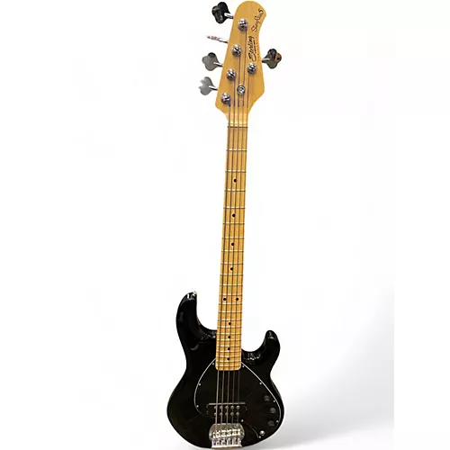 Used Sterling by Music Man SUB SERIES STING RAY 5 Black Electric Bass Guitar Black - musicians--Friend