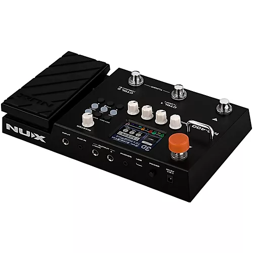 NUX MG-400 Dual DSP Modeling Guitar and Bass Effect Processor Pedal Black - musicians--Friend