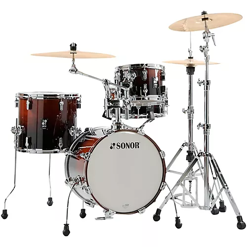 SONOR AQ2 Safari Maple 4-Piece Shell Pack Transparent Black - musicians--Friend