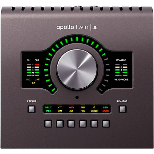 Open-Box Universal Audio Apollo Twin X QUAD Heritage Edition Thunderbolt 3 Audio Interface Condition 1 - Mint - musicians--Friend