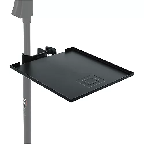 Gator GFW-SHELF0909 Gator Frameworks small microphone stand clamp-on utility shelf, capacity up to 10lbs. - musicians--Friend