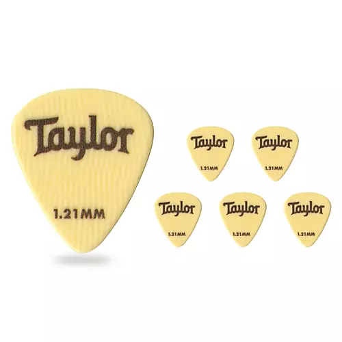 Taylor Premium DarkTone Ivoroid 351 Picks .96 mm 6 Pack - musicians--Friend