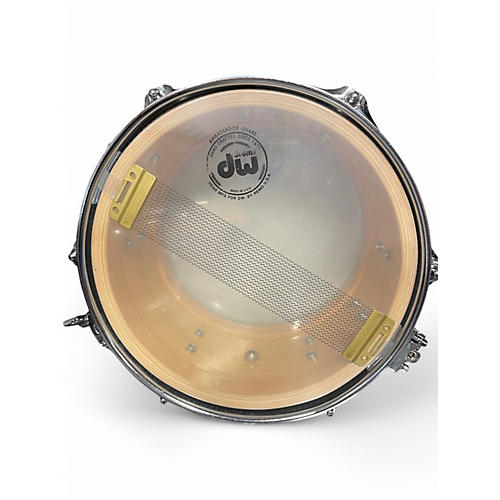 Used DW 6X10 Edge Series Snare Ebony Drum Ebony 77 - musicians--Friend