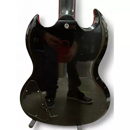 Used 2006 Gibson SG Supreme Trans Black Solid Body Electric Guitar Trans Black - musicians--Friend